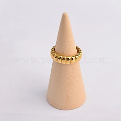 Wave Texture 304 Stainless Steel Finger Rings&nbsp;WGA78FE-02