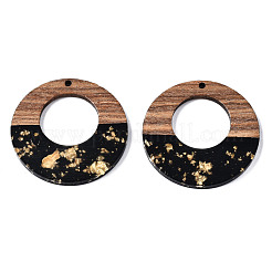 Resin & Walnut Wood Pendants&nbsp;X-RESI-T035-21