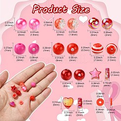 Valentine's Day DIY Beads Jewelry Making Finding Kit&nbsp;DIY-CJ0002-29