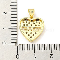 Brass with Cubic Zirconia Pendants&nbsp;FIND-Z023-01A