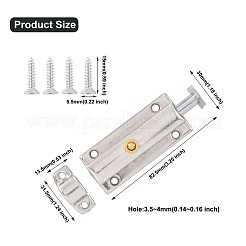 304 Stainless Steel Spring Locks Set&nbsp;SW-TAC0001-22A-P
