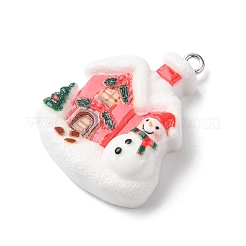 Christmas Opaque Resin Pendants&nbsp;RESI-A049-05I