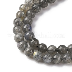 Natural Labradorite Beads Strands&nbsp;G-H326-01-6mm