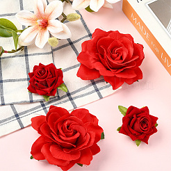 Cloth & Iron Alligator Hair Clips&nbsp;AJEW-SP0002-84C