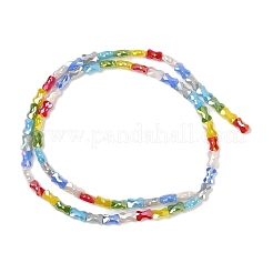 Electroplate Glass Beads Strands&nbsp;EGLA-G039-06A-03