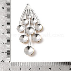 Two Tone 304 Stainless Steel Big Pendants&nbsp;STAS-B120-01GP-03