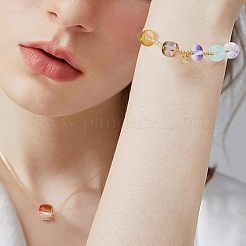 280pcs 14 Style Transparent Glass Beads&nbsp;GLAA-CA0001-49