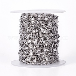 Tarnish Resistant 304 Stainless Steel Dapped Chains&nbsp;STAS-I107-01P