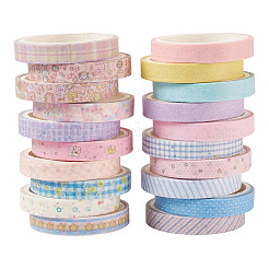 20 Rolls Paper Adhesive Tape Set&nbsp;DIY-TAC0023-42C