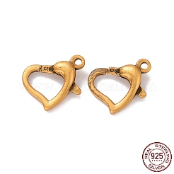 925 Sterling Silver Lobster Claw Clasps&nbsp;STER-D036-01AG