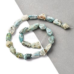 Raw Rough Natural Variscite Beads Strands&nbsp;G-L624-B02-A