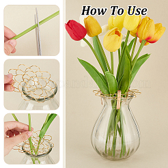 3Pcs 201 Stainless Steel Flower Arrangement Insert Lids&nbsp;DIY-UN0005-92G