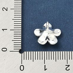 925 Sterling Silver Flower Charms&nbsp;STER-H119-02S
