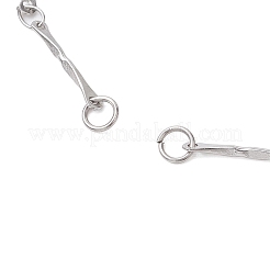 Stainless Steel Bar Link Chain Bracelet Makings&nbsp;AJEW-JB01290-02