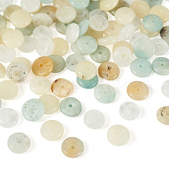 180Pcs 4 Styles Natural White African Opal & Flower Amazonite & Quartz Crystal Beads&nbsp;G-TA0003-14
