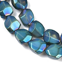 Electroplate Glass Beads Strands&nbsp;EGLA-C009-01A-FR06