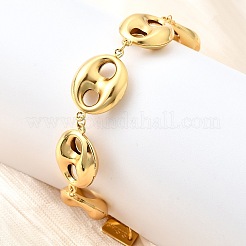 304 Stainless Steel Link Bracelets for Women&nbsp;BJEW-P354-05G
