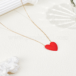 1Pc Alloy Cable Chain Pendant Necklaces&nbsp;NJEW-LP0007-03A