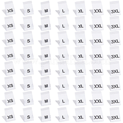 700Pcs Polyester Clothing Size Labels&nbsp;DIY-CY0003-92B