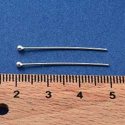 925 Sterling Silver Ball Head Pins&nbsp;STER-M117-05A-S