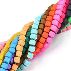 Handmade Polymer Clay Beads Strands&nbsp;X-CLAY-S092-78