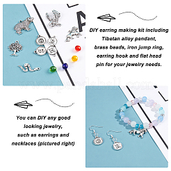 176Pcs Beads & Charms Kit for DIY Jewelry Making&nbsp;DIY-FH0003-37