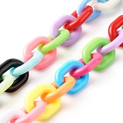 Handmade Acrylic Cable Chain&nbsp;AJEW-JB01027