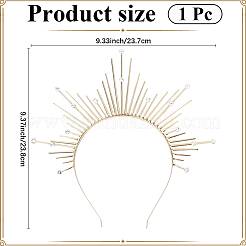 Alloy Virgin Halo Hair Bands&nbsp;OHAR-WH20011-08G