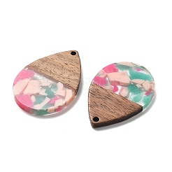 Resin and Walnut Pendants&nbsp;FIND-R051-15C