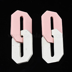 Handmade Polymer Clay Linking Rings&nbsp;LS-CLAY-N010-033-03