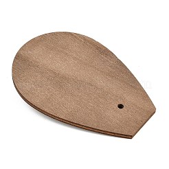 Teardrop Shape Wood Slant Back Single Bracelet Display Stands&nbsp;ODIS-K004-05