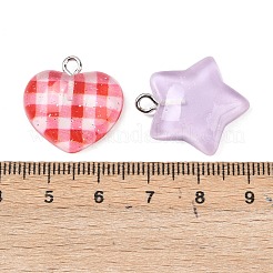 Transparent Resin Pendants&nbsp;RESI-I350-06
