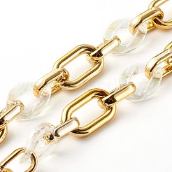 Handmade CCB Plastic Cable Chains&nbsp;AJEW-JB00957-02