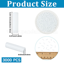 3000Pcs Opaque Glass Bugle Beads&nbsp;GLAA-PA0001-86