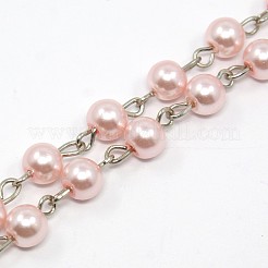 Handmade Glass Pearl Beads Chains&nbsp;AJEW-ph00493-03