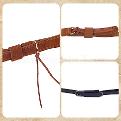 3Pcs 3 Styles Imitation Leather Adjustable Hat Band&nbsp;AJEW-GF0012-08