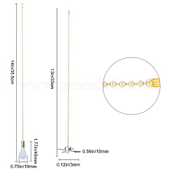 Zinc Alloy Ceiling Fan Pull Chain Extenders&nbsp;FIND-WH0053-37LG