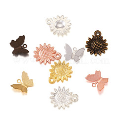 Brass Filigree Pendants&nbsp;KK-TA0007-80