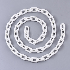 Acrylic Opaque Cable Chains&nbsp;X-PACR-N009-002J