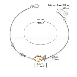 925 Sterling Silver Link Bracelets&nbsp;JB567A