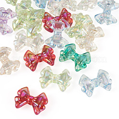 20Pcs UV Plating Transparent Acrylic Beads&nbsp;MACR-TA0002-36