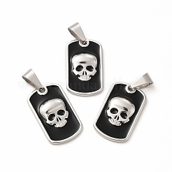 304 Stainless Steel Enamel Pendants&nbsp;STAS-M089-18P