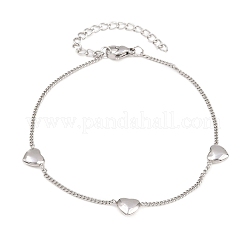 304 Stainless Steel Beads Link Bracelets&nbsp;SA-D001-07P
