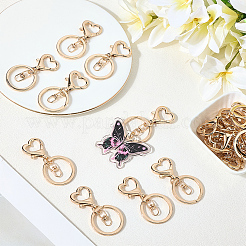 20Pcs Zinc Alloy Keychain Clasps&nbsp;FIND-SP0004-26KCG