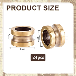 24Pcs Brass European Beads&nbsp;KK-FG0001-39
