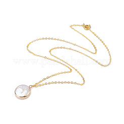 Plated Natural Baroque Pearl Keshi Pearl Beads Jewelry Sets&nbsp;SJEW-JS00977