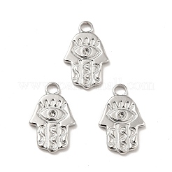 Tarnish Resistant 304 Stainless Steel Pendants Rhinestone Settings&nbsp;LS-STAS-E176-14P