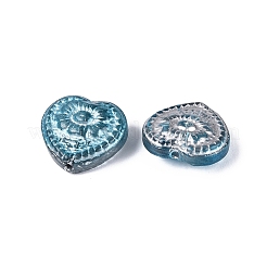 Baking Paint Transparent Glass Beads&nbsp;DGLA-N018-26B