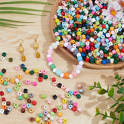 Spray Painted Wooden Beads&nbsp;WOOD-PA0001-53C