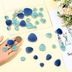200g 2 Colors Porcelain Mosaic Tiles&nbsp;PORC-SP0001-15